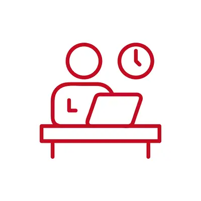 柔軟な働き方を表すアイコン