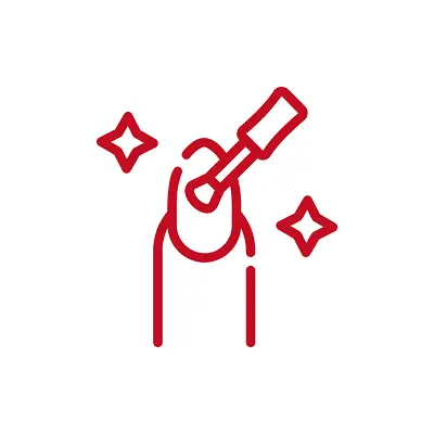 ネイルや身だしなみの自由を表すアイコン